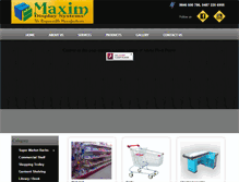 Tablet Screenshot of maximdisplaysystem.com